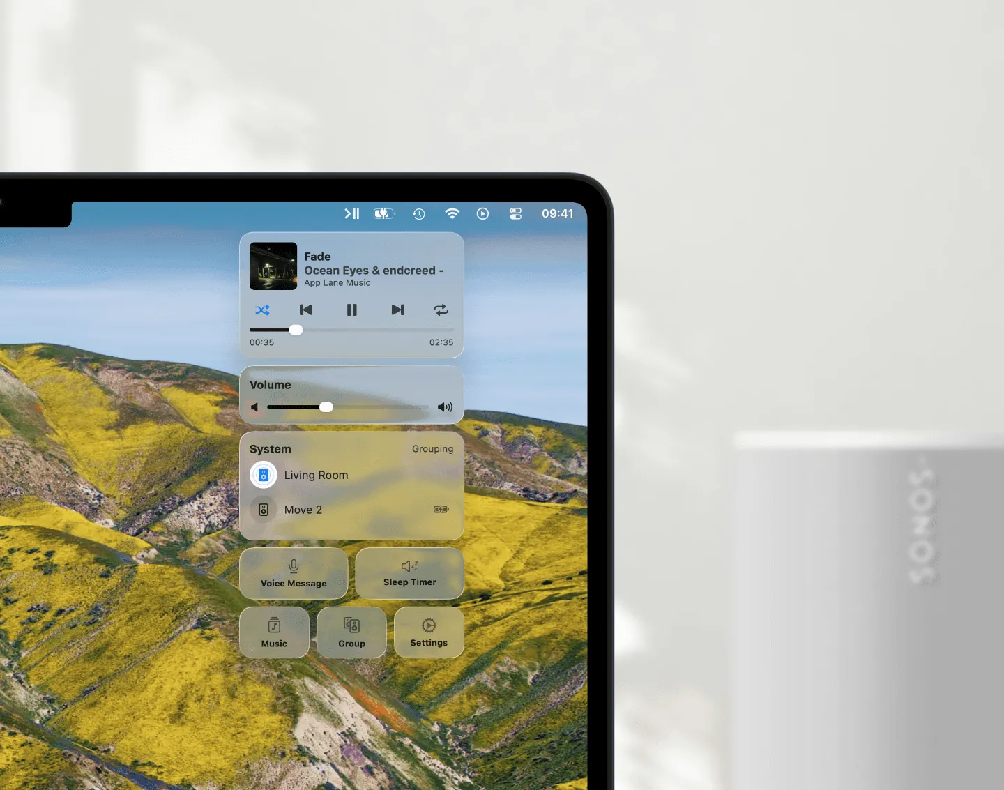The Menu Bar Controller main window open on a Mac desktop