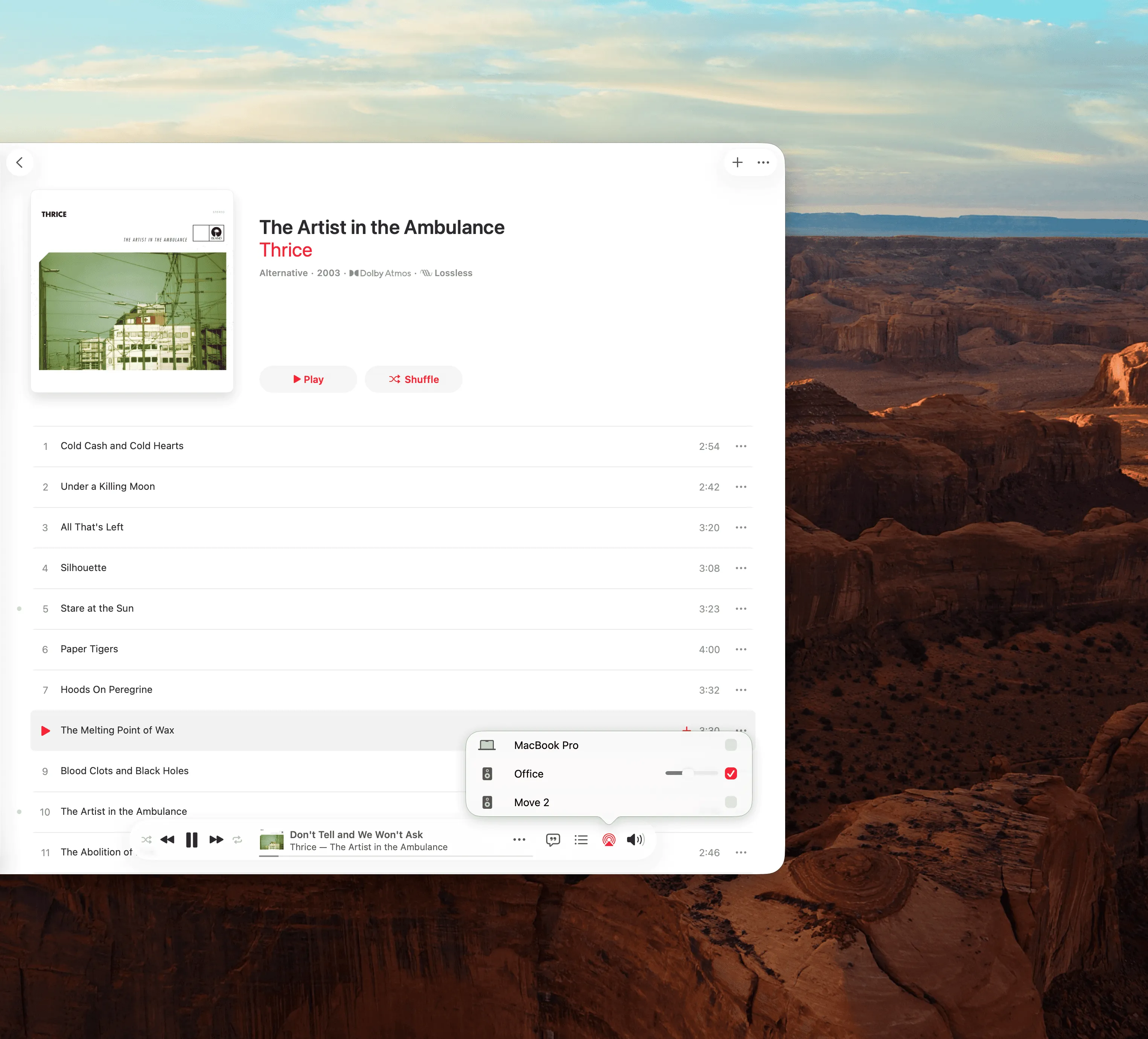 AirPlay and Sonos side by side as two ways to get audio to your speakers